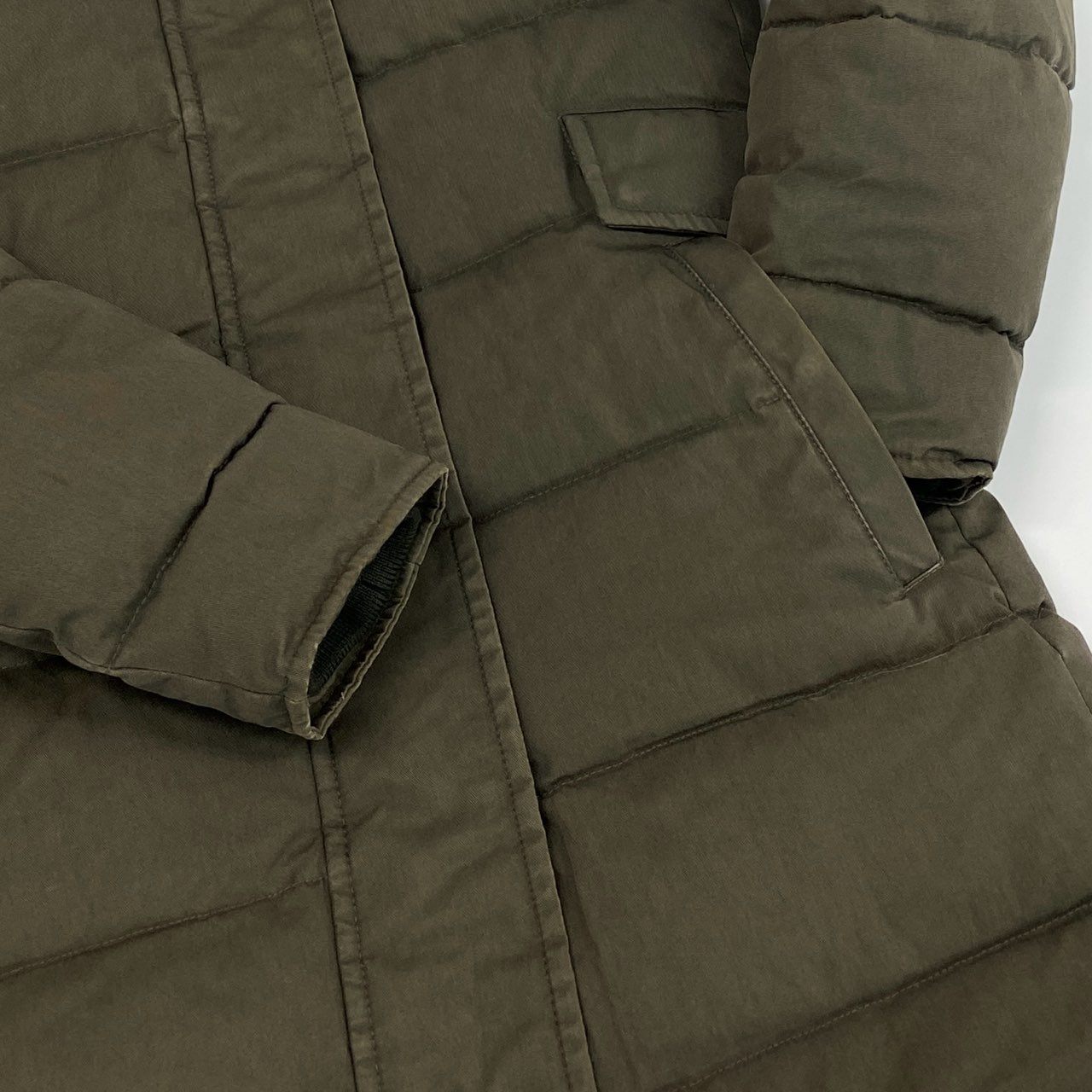 9j6 PYRENEX ピレネックス GRENOBLE JACKET グルノーブル ジャケット ダウンジャケット コート 36 S相当 カーキ オリーブ レディースo07t