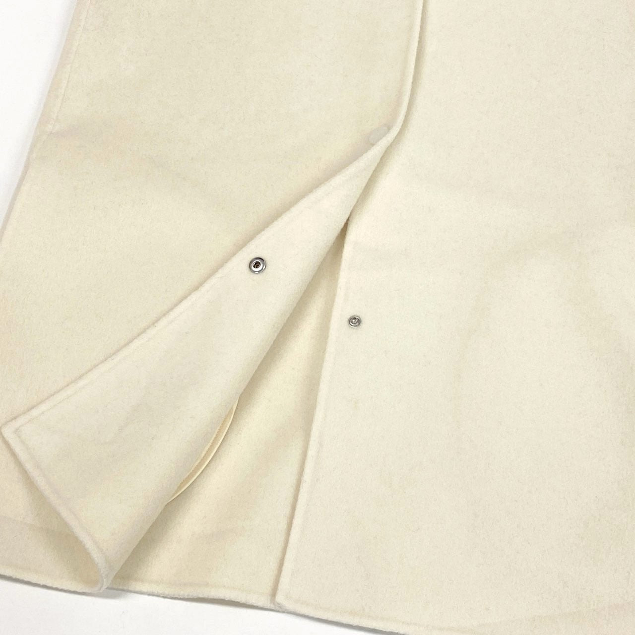 12L15 Theory セオリー CLAIRENE VEST DF フーディベスト 羽織り アウター カシミヤ混 S オフホワイト ウールカシミヤ レディースk02i