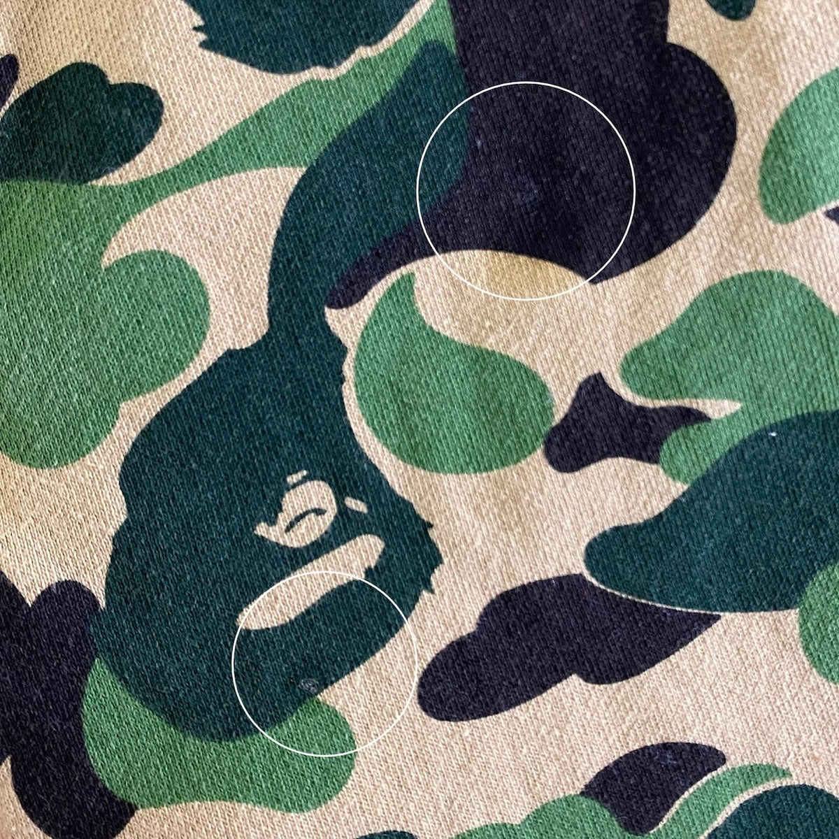 74j23 A BATHING APE アベイシング エイプ CAMO SHARK FULL ZIP カモフラ シャークパーカー M グリーン 迷彩柄t18r