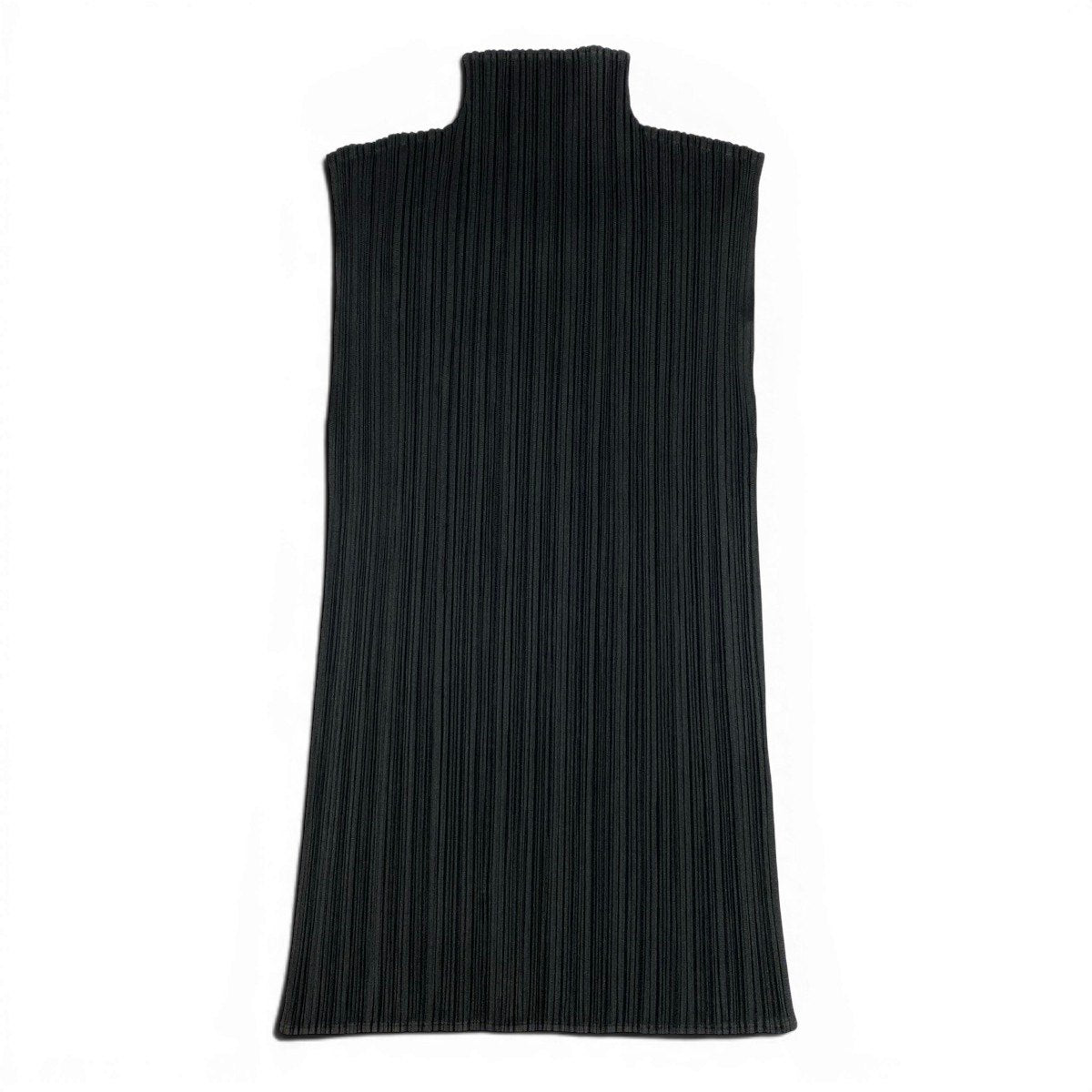 Ag10 【美品】 PLEATS PLEASE プリーツプリーズ ハイネック ノースリーブカットソー サイズ3 ブラックt18r