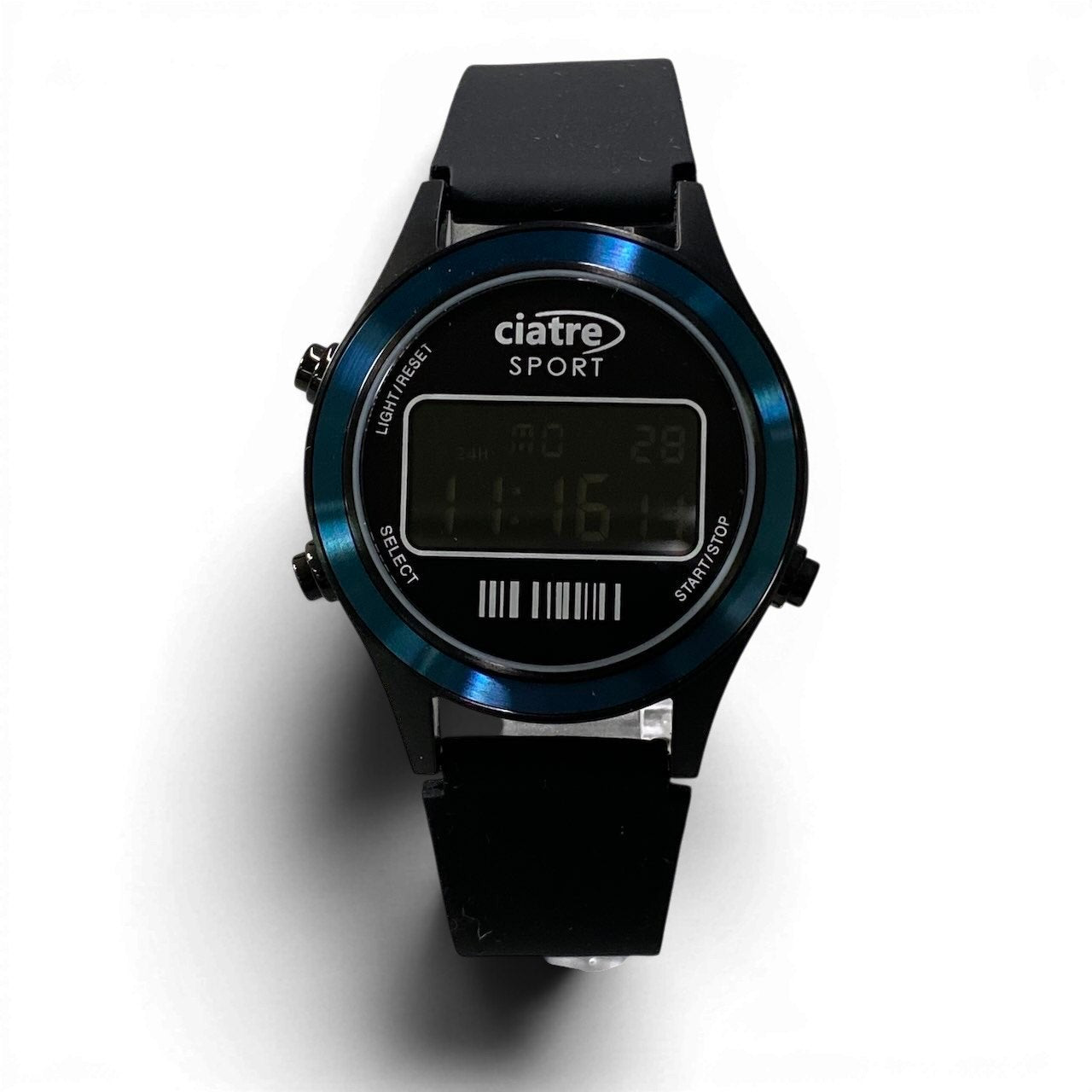 e4 ciatre VAGUE WATCH Co. シアター ヴァーグウォッチカンパニー 腕時計 デジタル時計 シリコンベルト ciatre SPORT DG2000 ブラック ブルー メンズ 紳士用k02i