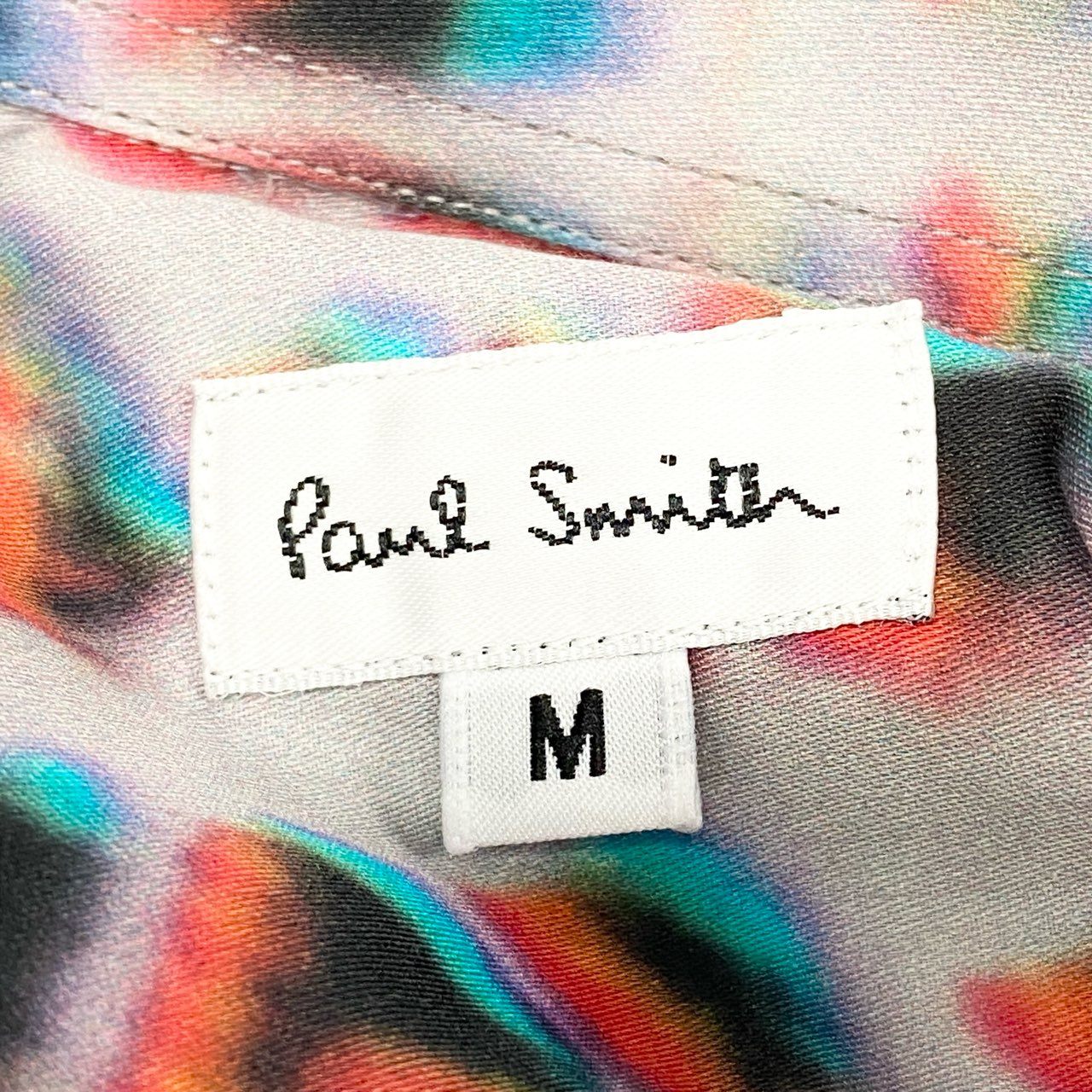 78b26 【美品】Paul Smith ポールスミス ロングスリーブ柄シャツ コットンシャツ 総柄 PM-CR-89994 Mサイズ マルチカラー コットン100％ メンズ 男性用u02t