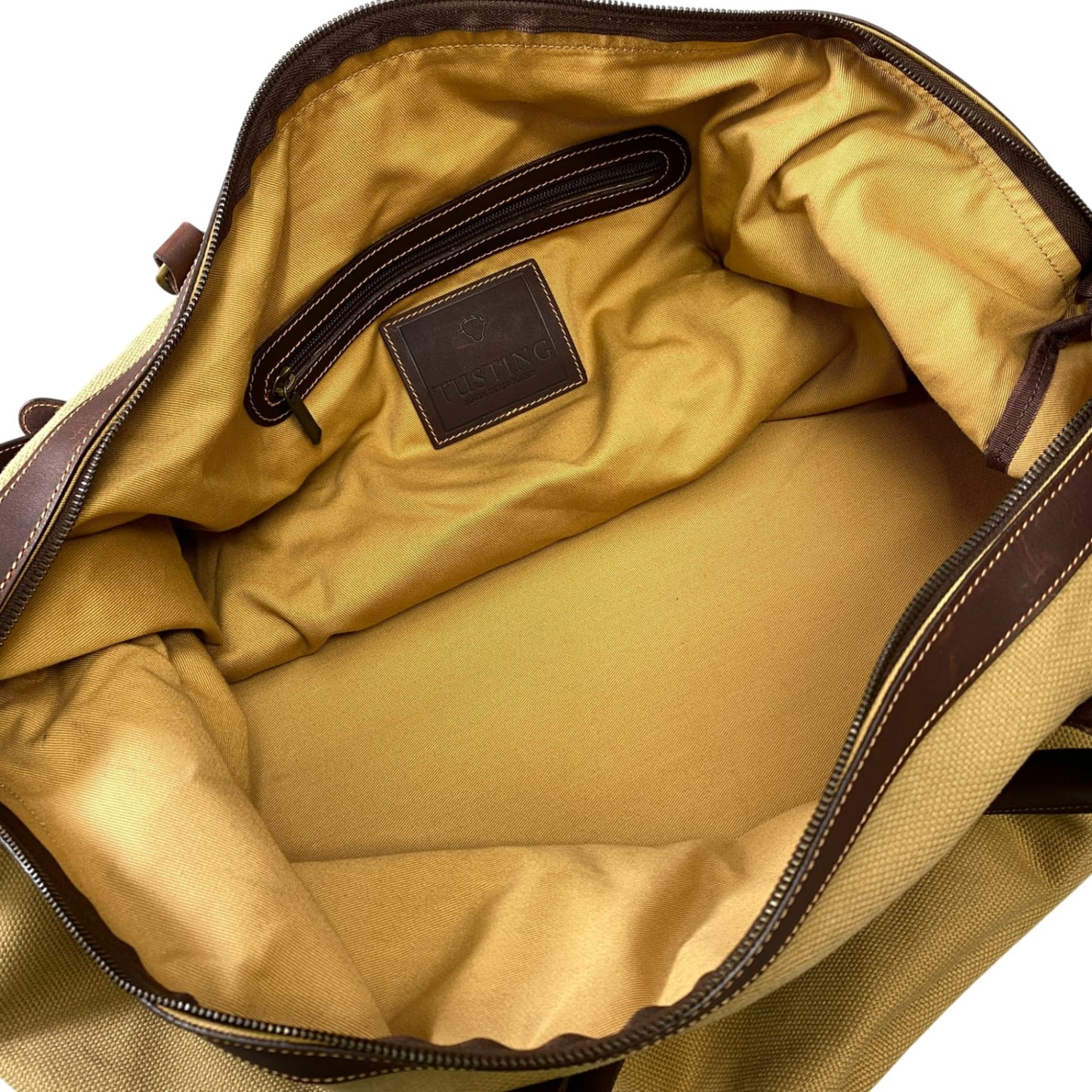 BL10 TUSTING タスティング 2WAY ボストンバッグ キャンバスバッグ 鞄 ベージュ ブラウン メンズk02i
