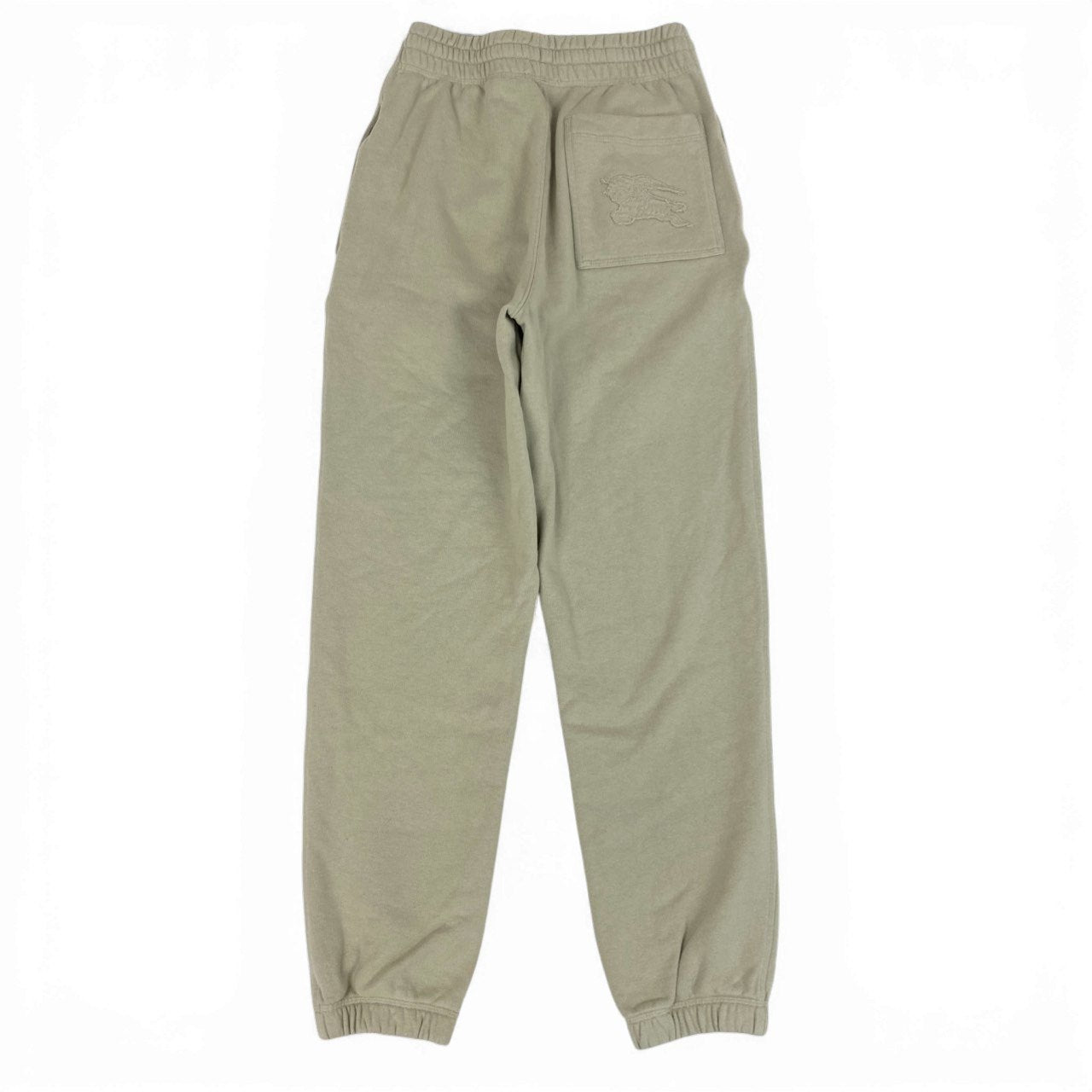 Ib16《美品》 BURBERRY バーバリー ホースロゴ アップリケ スウェットパンツ リラックスパンツ XS ベージュ系 レディースu02t