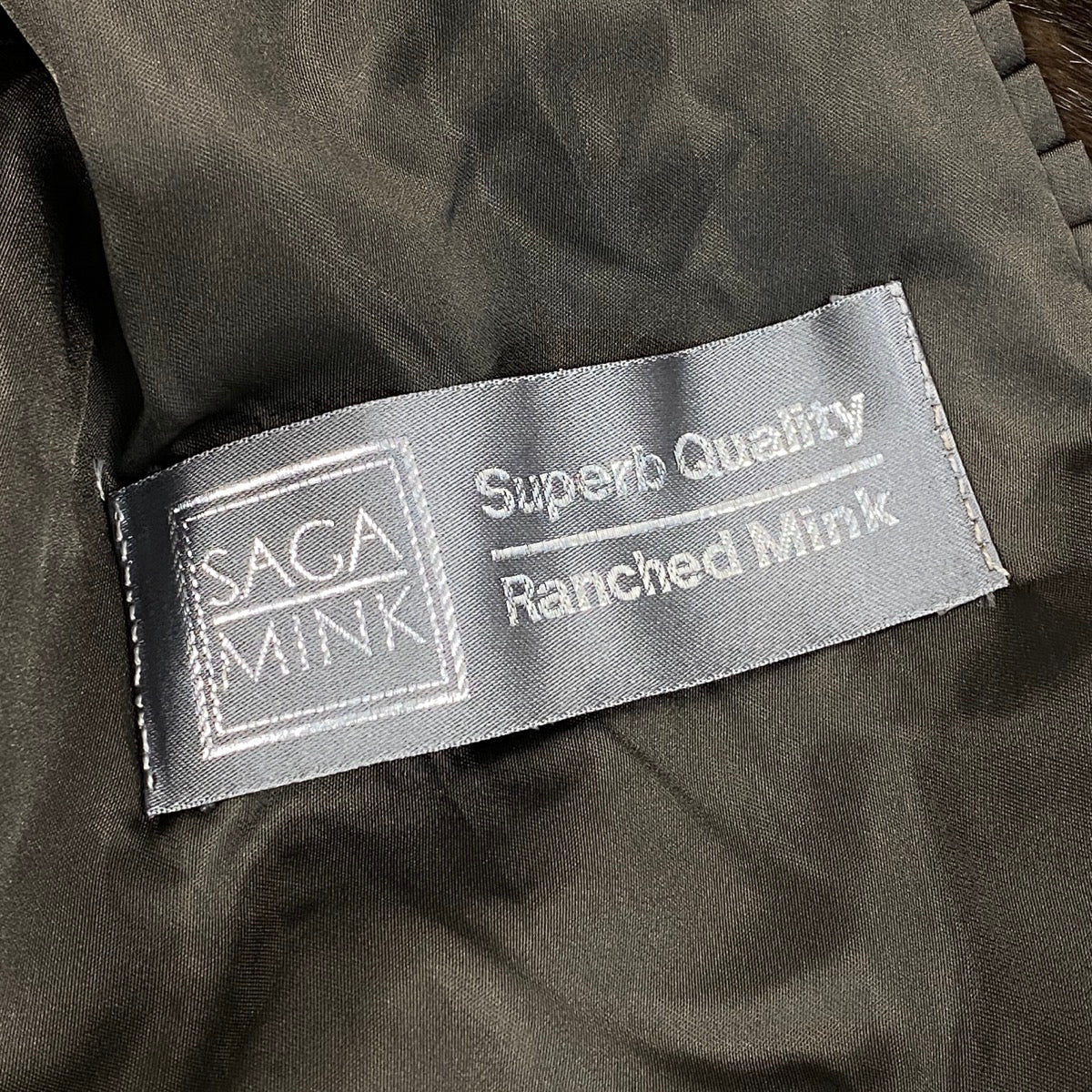 54g8 JINDO SAGA MINK サガミンク 銀サガ パステルミンク ロングファーコート サイズ13 茶系 最高級本毛皮 Mink Fur Long Coatt18r