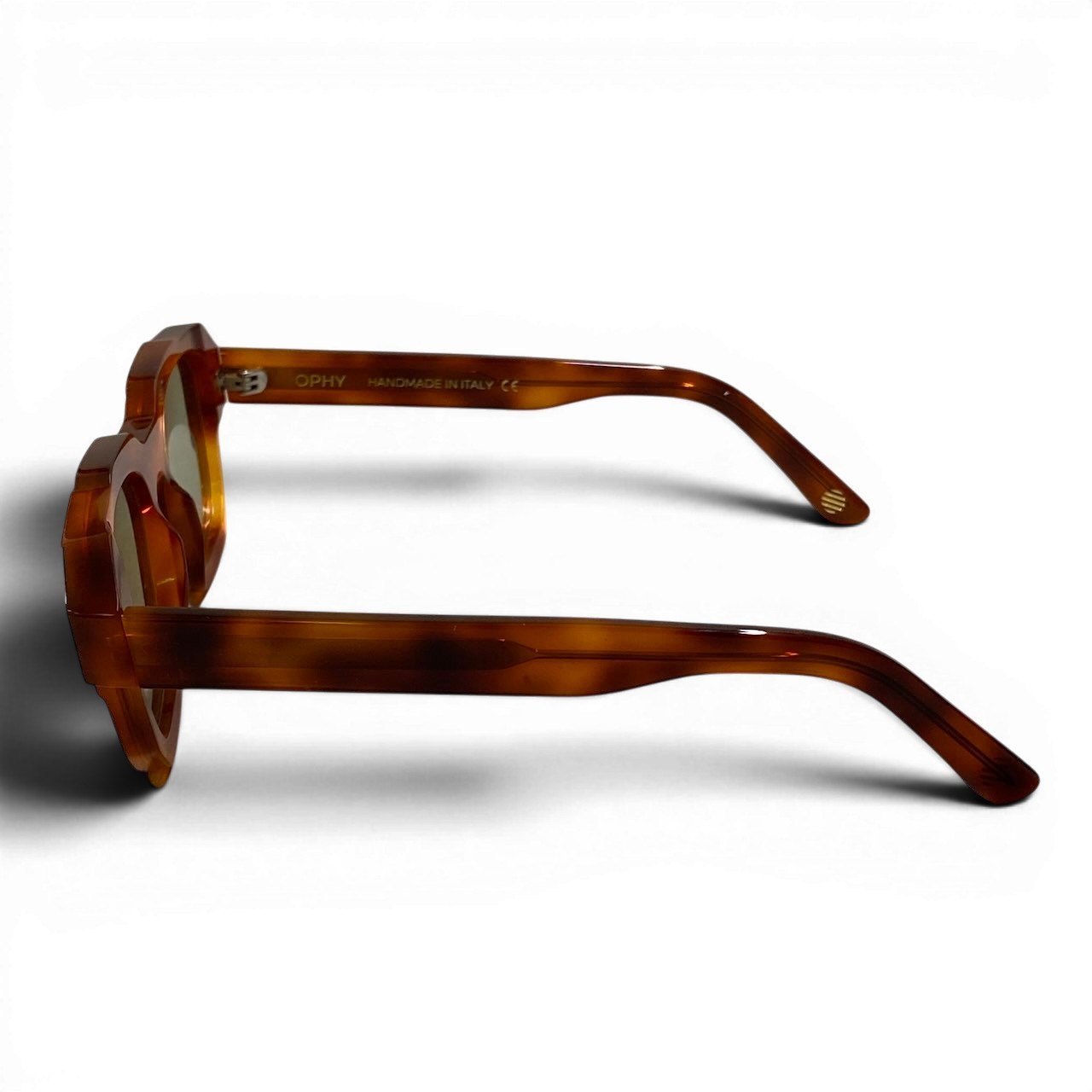 e4 OPHY オフィ EYEWEAR ORBIT SUN  アイウェア サングラス フルリム カラーレンズ 49□18 145 ブラウン系 べっ甲 メンズ 紳士用k02i