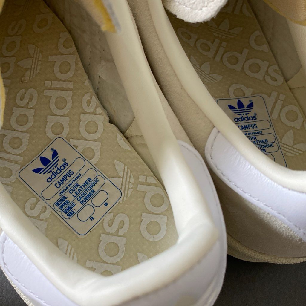 2g17 Adidas アディダス CAMPUS キャンパス スウェード ローカットスニーカー GW6220 26.0 クリーム メンズ