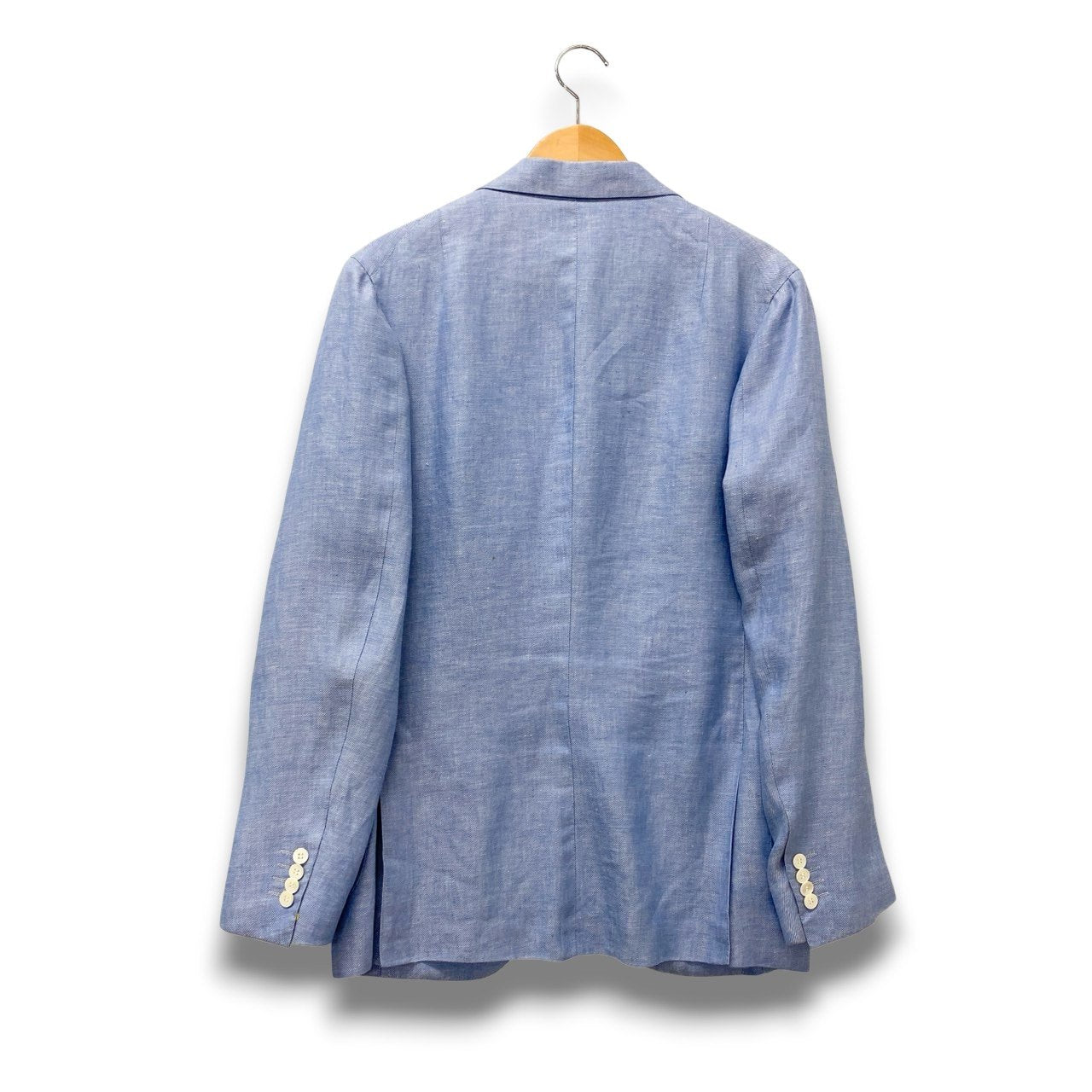 15c2 guji グジ KYOTO TESSUTI DI SONDRIO テーラードジャケット アンコンジャケット 日本製 メンズ 紳士服 サイズ46 ブルー系u02t