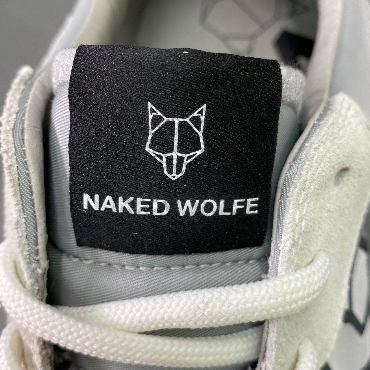 3k12 NAKED WOLFE ネイキッド ウルフ Drought Grey Sneakers ドラウトスニーカー 約26cm グレー スウェードレザー シューズ