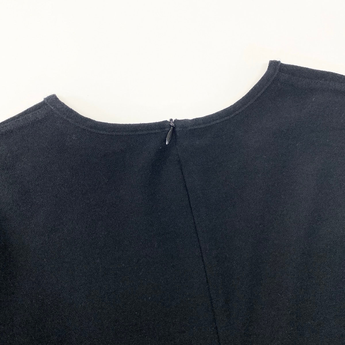 52g11 FENDI フェンディ 異素材切替 ドッキングワンピース ショートスリーブ サイズ42 ブラック レディースu02t
