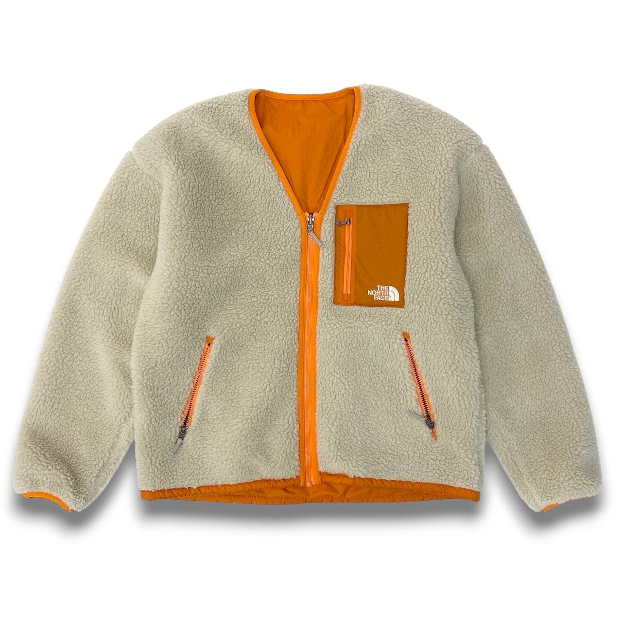 57c10 THE NORTH FACE ザ ノースフェイス エクストリーム パイル リバーシブル ボアカーディガン サイズM メンズ レトロX アウター ブルゾンk02i
