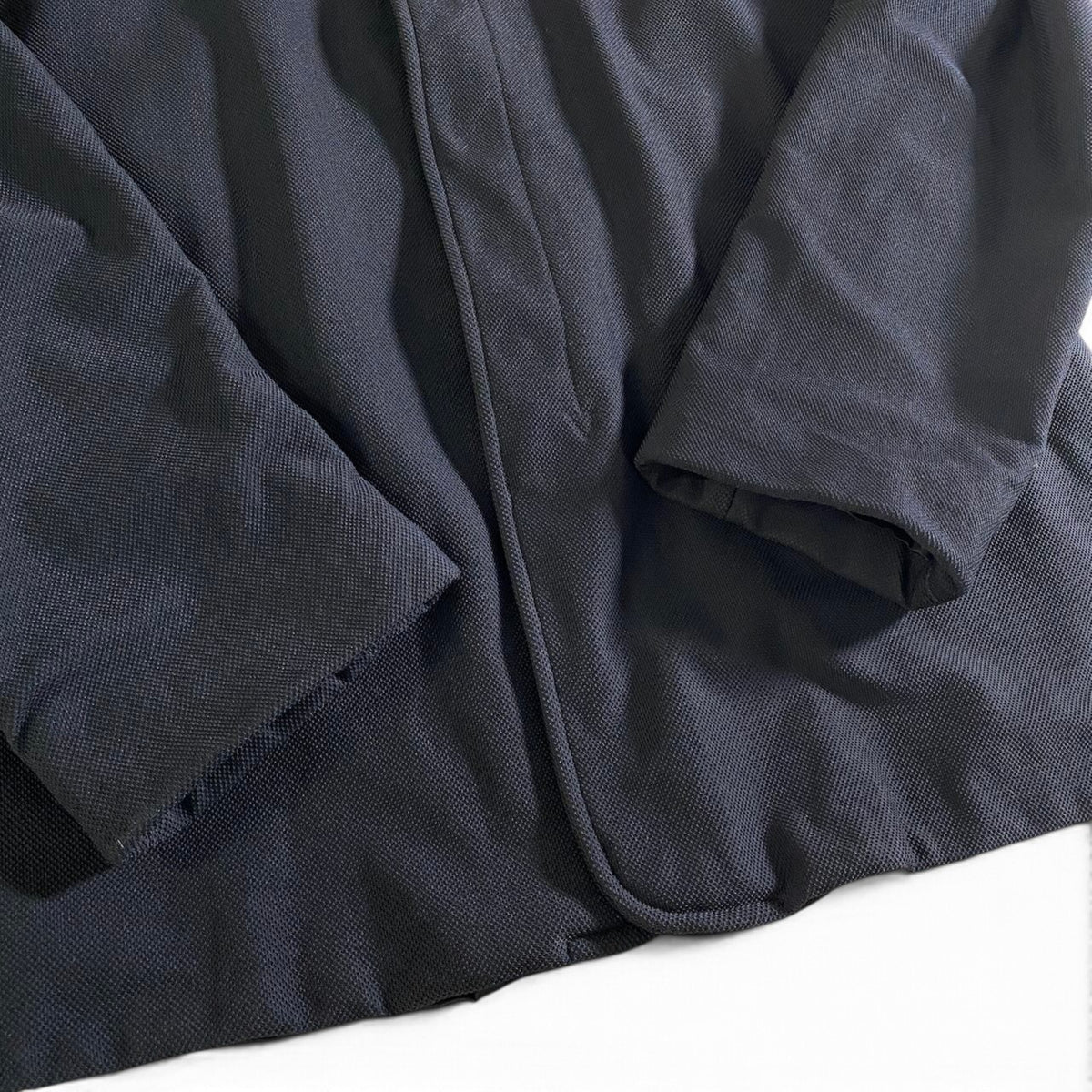 35j26 【美品】 GIORGIO ARMANI ジョルジオアルマーニ スタンドカラー ジャケット ストレッチジャケット サイズ52 ブラック メンズu02t