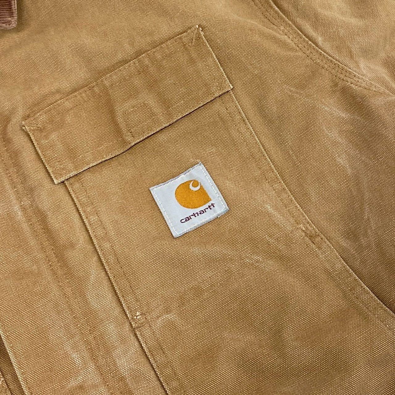 78a4 Carhartt カーハート Traditional Arctic Duck Coat トラディショナル ダックコート ジャケット USA製 C03 BRN 48 キャメル コットン