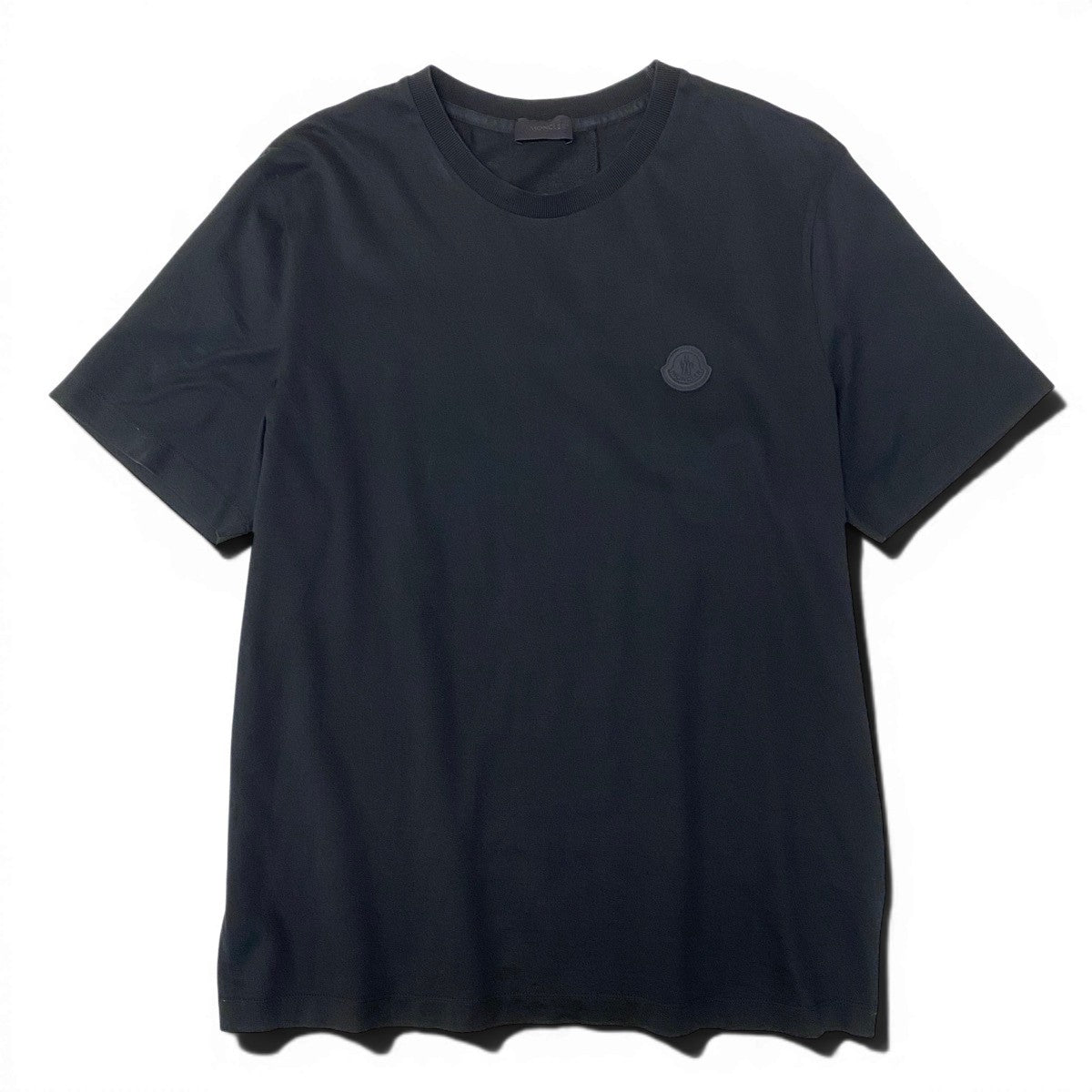 Mf18 MONCLER モンクレール バックプリントTシャツ Back Print T-Shirt サイズM ブラック カットソーt18r