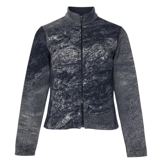 i13 《美品》 LOUIS VUITTON ルイヴィトン 転写プリント リバーシブルジャケット Graphic Transfer Print Reversible Jacket HFY66WHOY Size L グレー 画像参照t18r
