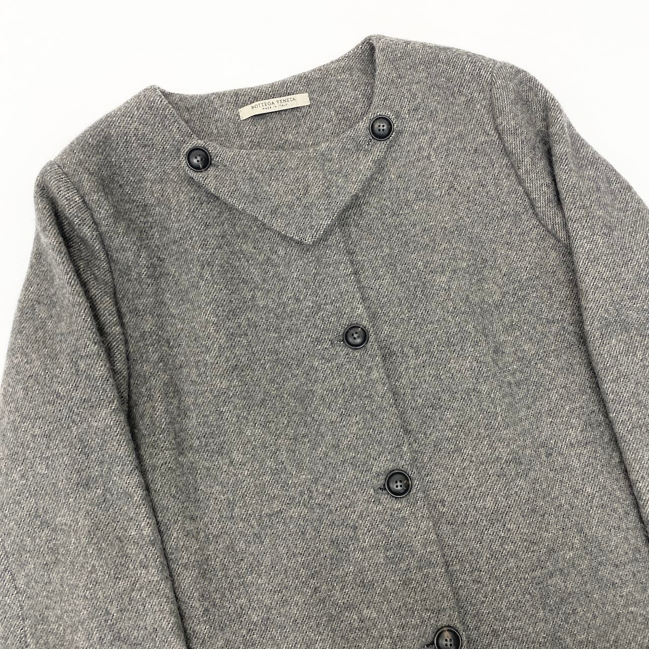E Bottega Veneta ボッテガヴェネタ スカートセットアップ ジャケット スカート アンゴラ混 イタリア製 38サイズ グレー系 レディース 女性用nu1