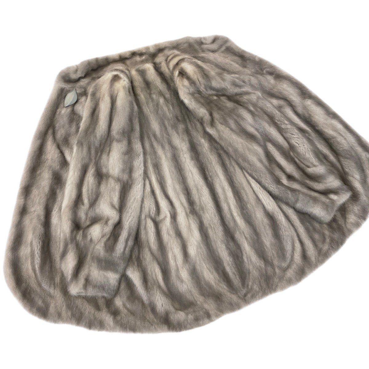 2h8 EMBA エンバ サファイアミンク ファーコート サイズ11 シルバーグレー 本毛皮 Sapphire Mink Fur Coatt18r
