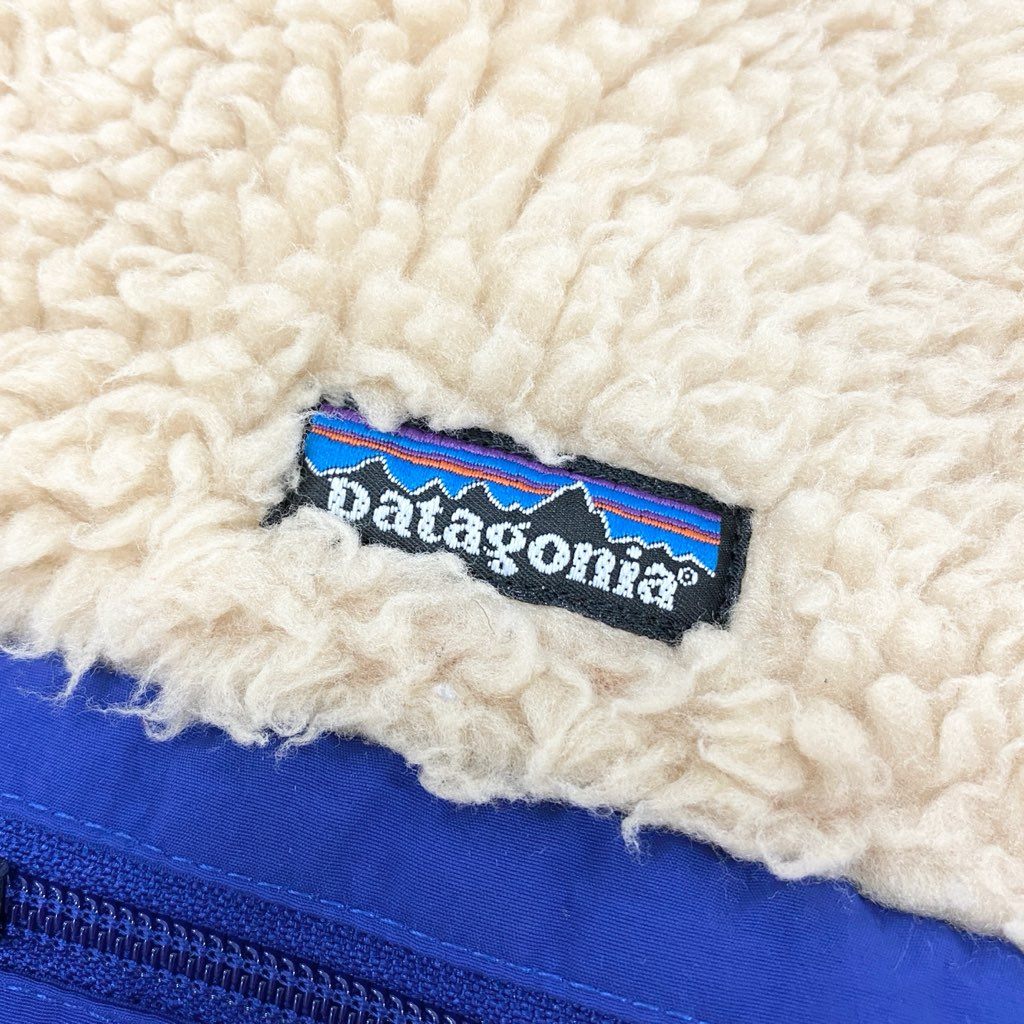 5L22 patagonia パタゴニア Vintage Classic Retro ヴィンテージ クラシックレトロカーディガン 23024 S ベージュ USA製 00s ボアフリースジャケットt18r