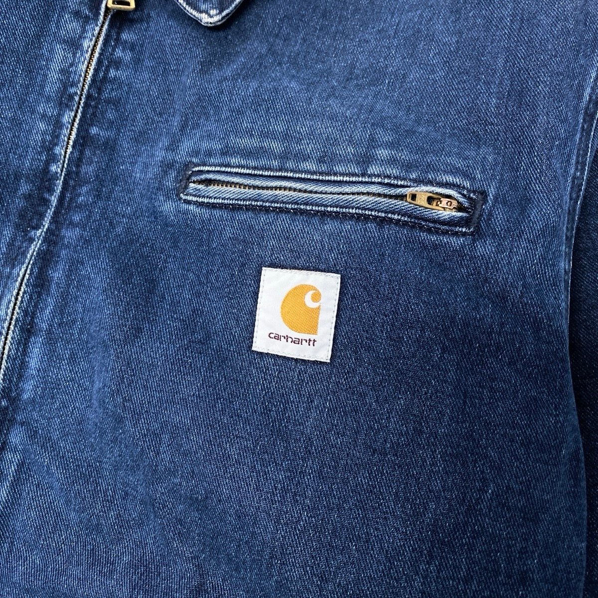 31f18 carhartt カーハート OG DETROIT JACKET デトロイトジャケット サイズL インディゴ デニム オーバーサイズt18r