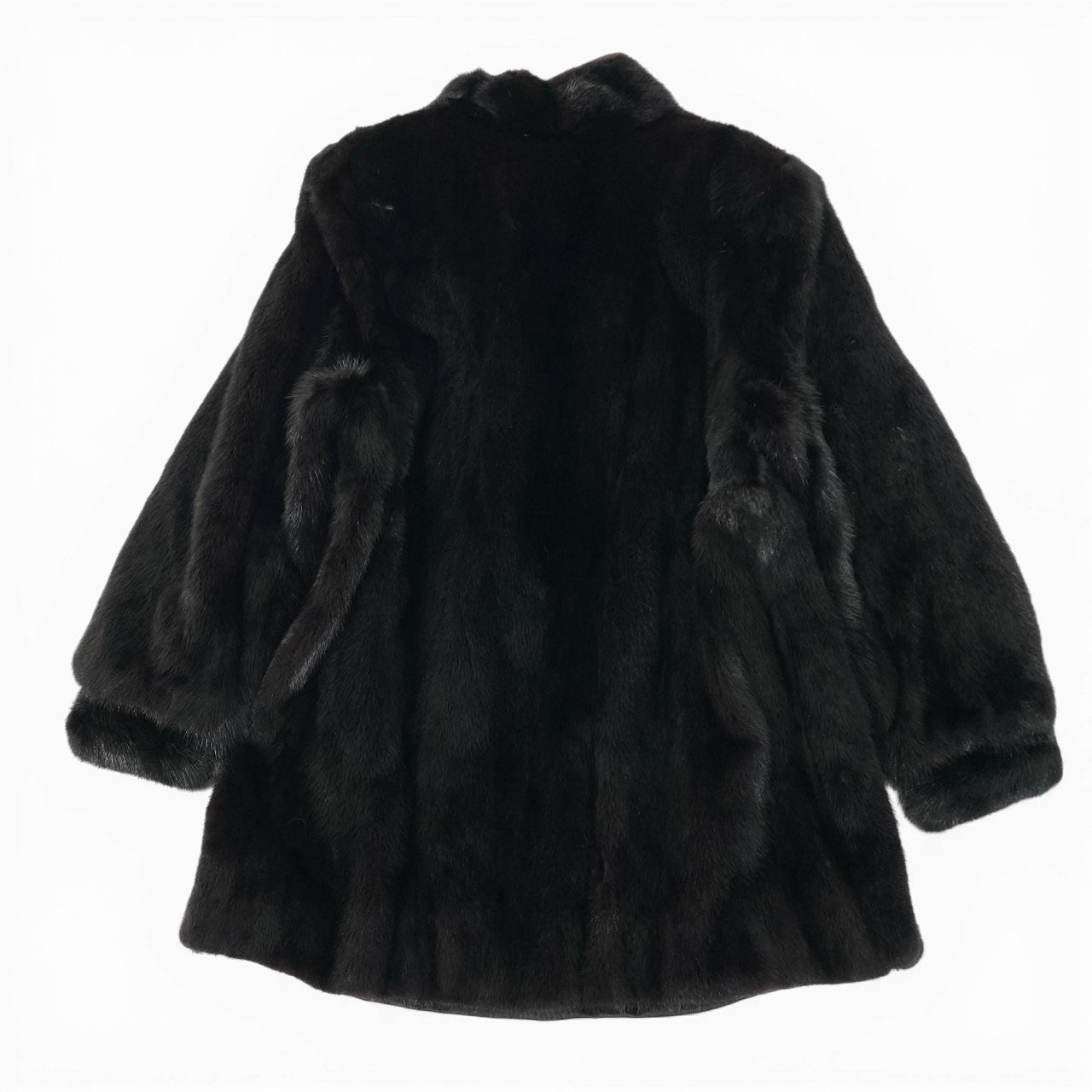 35a15 SAGA MINK サガミンク 銀サガ マホガニーミンク ロングコート サイズF ダークブラウン 最高級本毛皮 Mink Fur Coatt18r