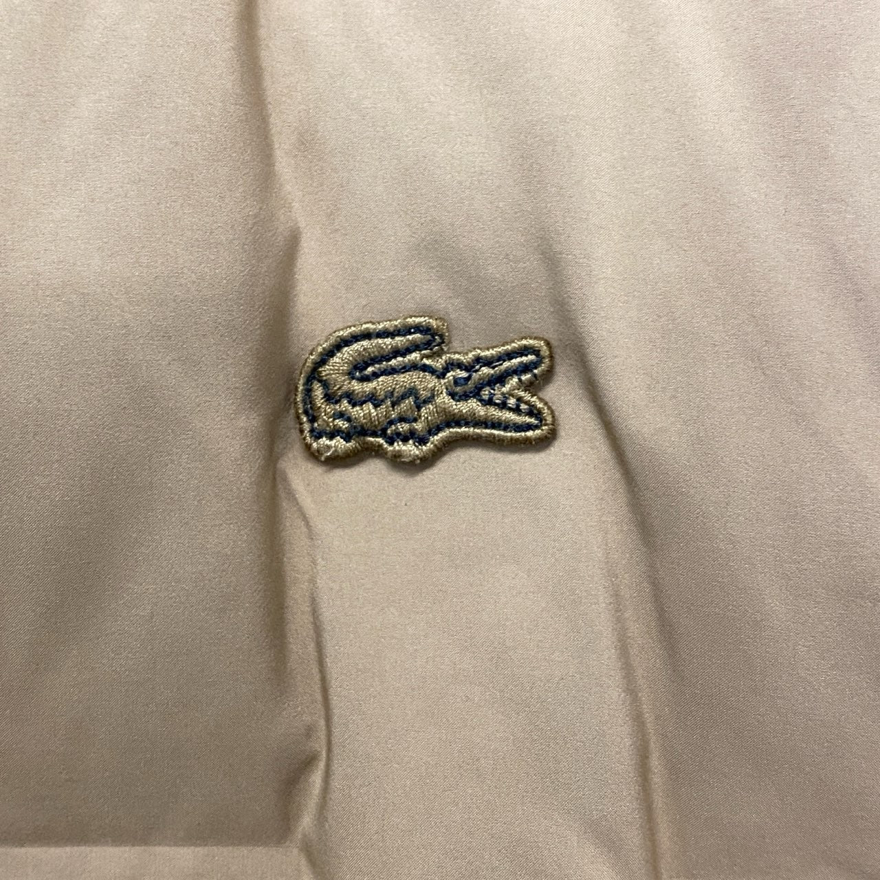 17c16 LACOSTE ラコステ CLOMAX ワンポイントロゴ 中綿ジャケット アウター サイズXS モカベージュ メンズ 男性用 ジャケット ブルゾンk02i