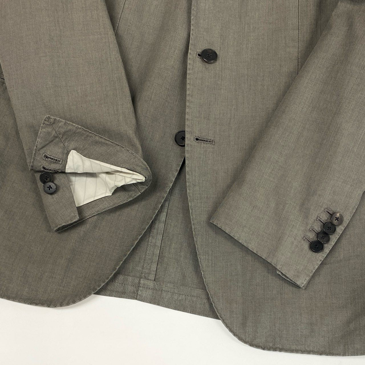 74k11 LARDINI ラルディーニ セットアップ スーツ フォーマル ビジネス PP487AV-25 52サイズ グレー メンズu02t