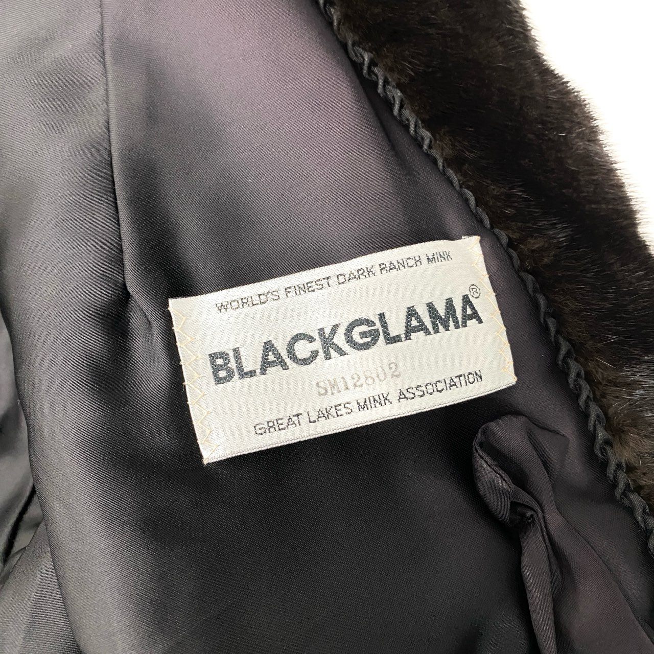 35c10 BLACKGLAMA ブラックグラマ ダークミンク ロングコート サイズ13 ダークブラウン 最高級毛皮 Dark Mink Fur Coatt18r