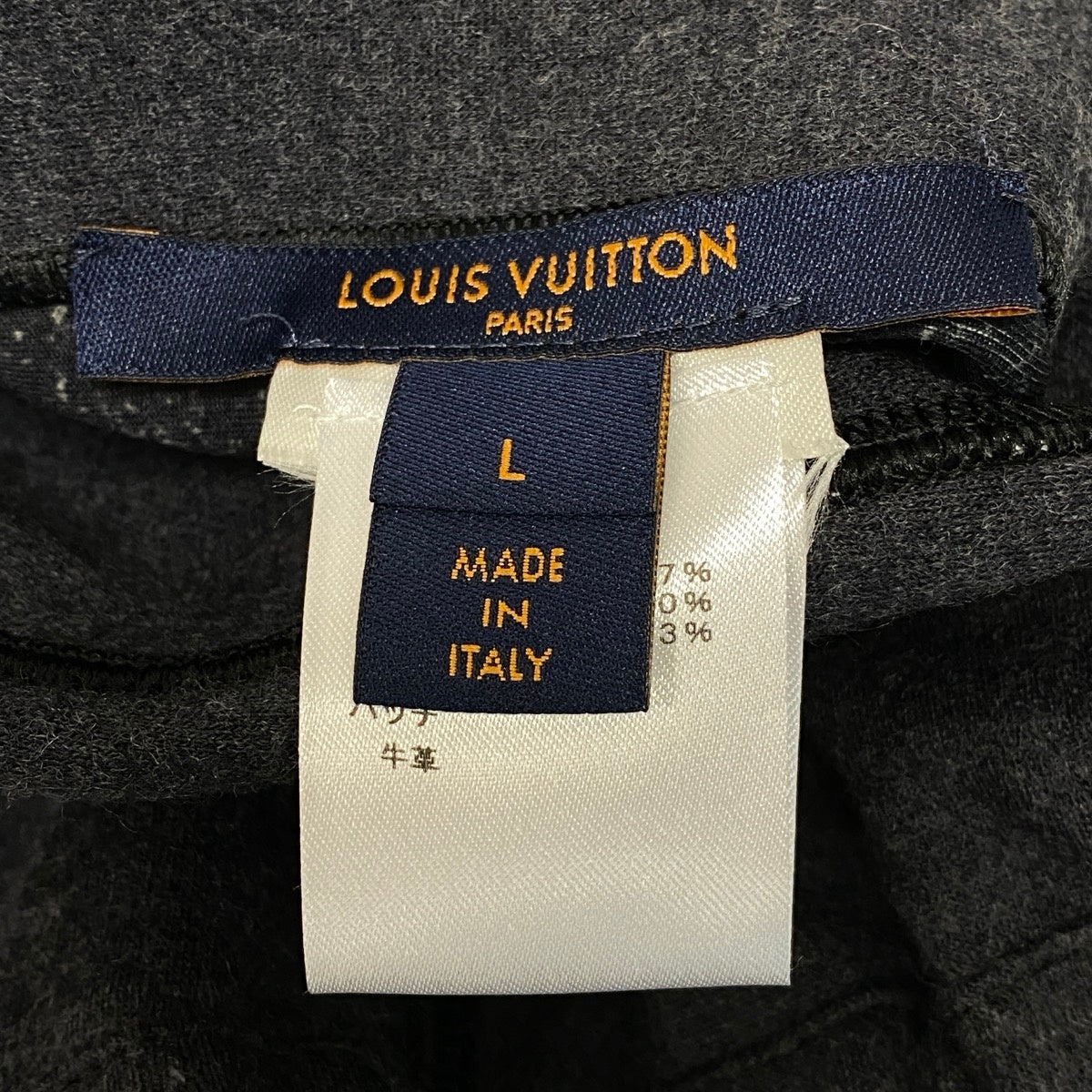 i13 《美品》 LOUIS VUITTON ルイヴィトン 転写プリント リバーシブルジャケット Graphic Transfer Print Reversible Jacket HFY66WHOY Size L グレー 画像参照t18r