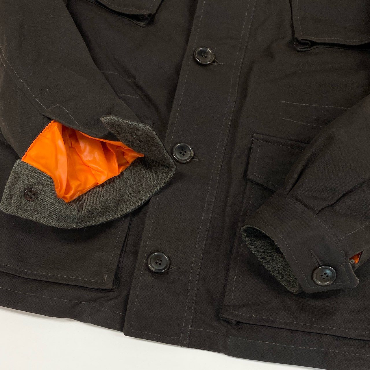 49L9 《200着限定品》 TOMMY HILFIGER トミーヒルフィガー Limited Edition 159/200 MILLERAIN オイルドジャケット ベスト付 S ブラック Blauer ブラウラー イタリア製t18r