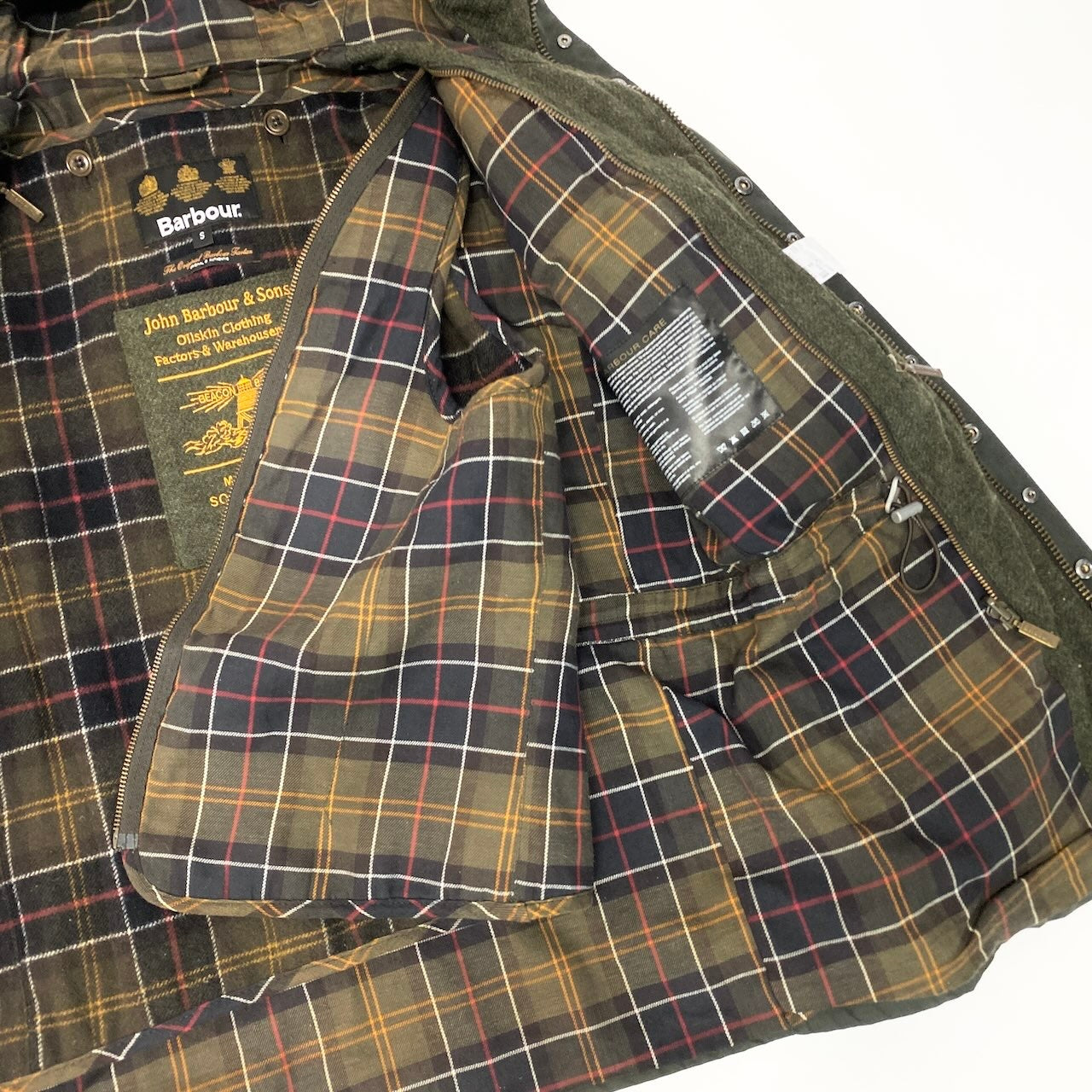 79c26 Barbour バブアー ×TOKITO トキト Military Jacket ミリタリージャケット 1102301 Sサイズ カーキ コットン100％ メンズ 男性用u02t