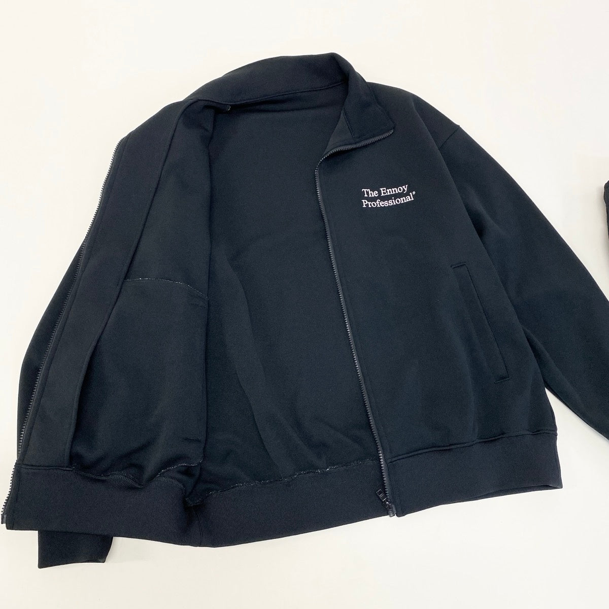 38g13 【美品】 ENNOY エンノイ Track Suit トラックスーツ セットアップ ジャージ AW24BRENCT03LP サイズL ブラック メンズu02t