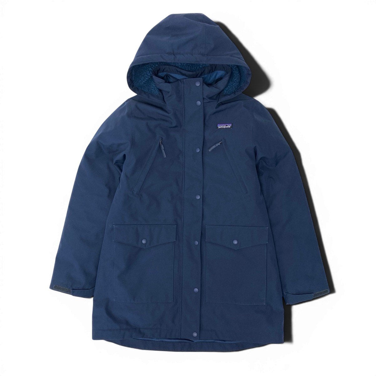 20g29 Patagonia パタゴニア Tres 3-in-1 Parka ダウンジャケット ライナー取外し可  68030 XL 14 ネイビー ガールズ レディース 女性用t18r