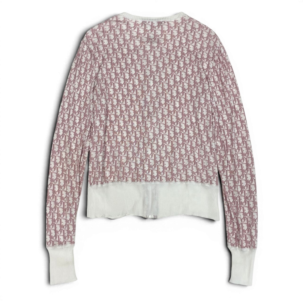 e7 Christian Dior クリスチャンディオール トロッター ジップアップジャケット  4P13077000 42 ピンク レーヨンu02t