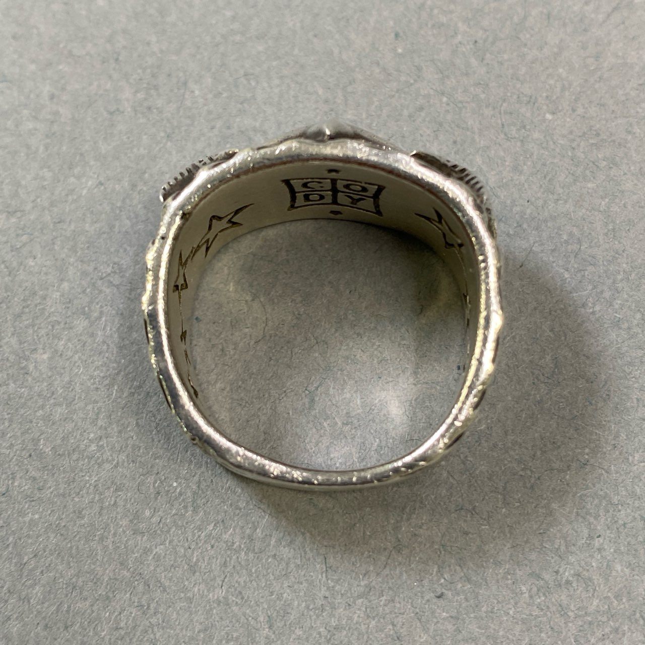j6 CODY SANDERSON コディサンダーソン Wave Gear 3 Stars Ring インディアンジュエリー リング シルバー 925 Silver Indian Jewelry 保存袋付きt18r