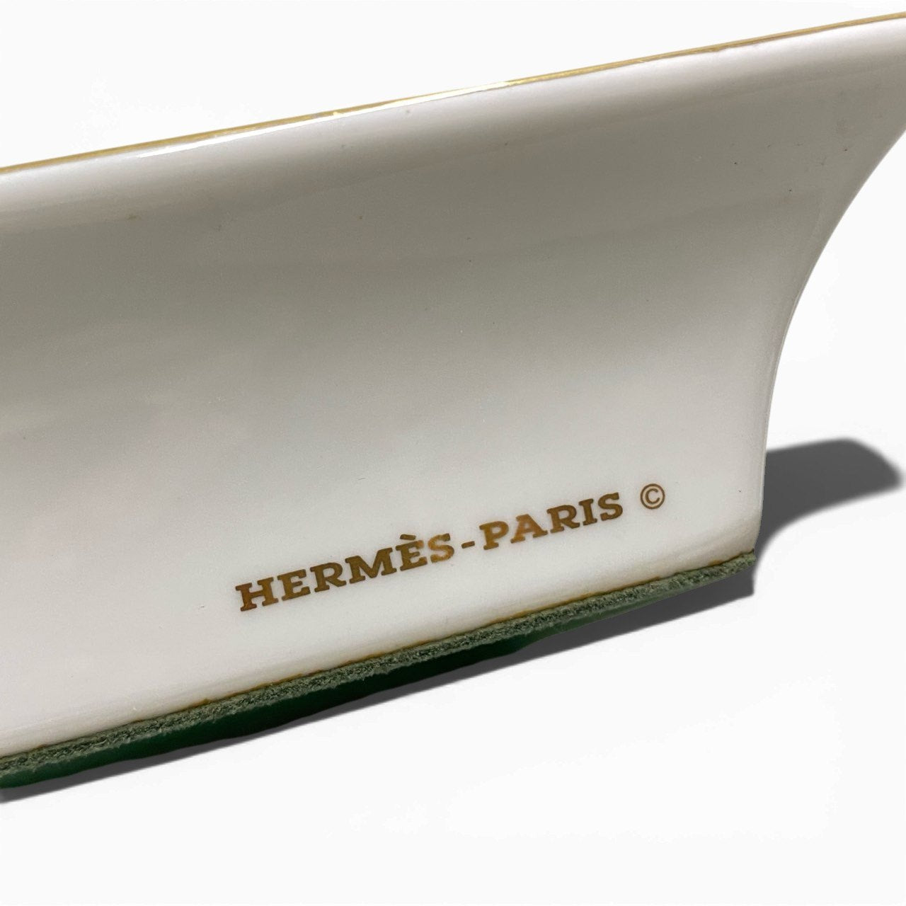 c4 Hermes Paris エルメス アッシュトレイ Cigar Ashtray Horse 陶器 灰皿 フランス製t18r
