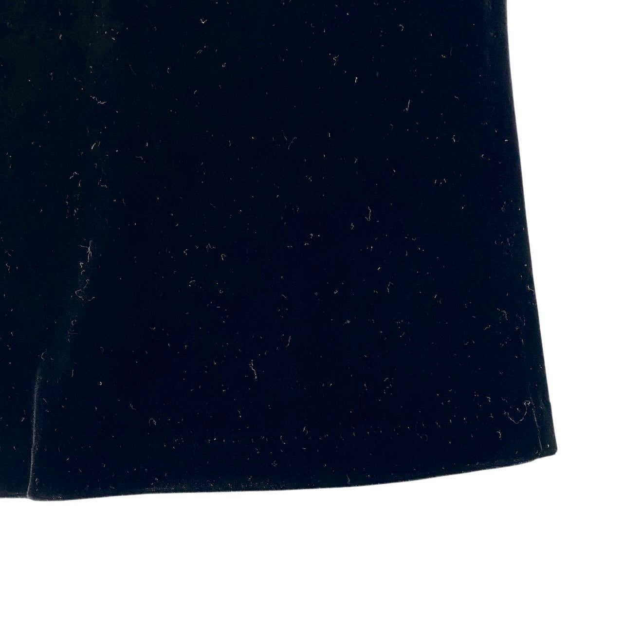 2f18 BALENCIAGA バレンシアガ ベロア 半袖カットソー Tシャツ トップス 38 ブラック トリアセテート  レディースo07t
