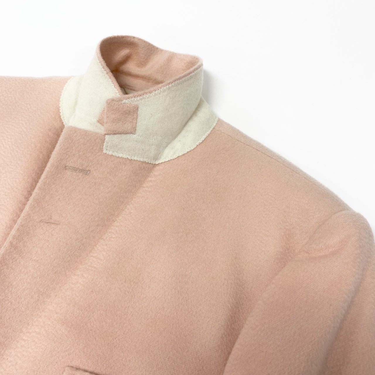 66l1 mila schon ミラショーン カシミヤジャケット テーラードジャケット シングル 2B メンズ 紳士服 48 ピンク カシミア100％u02t