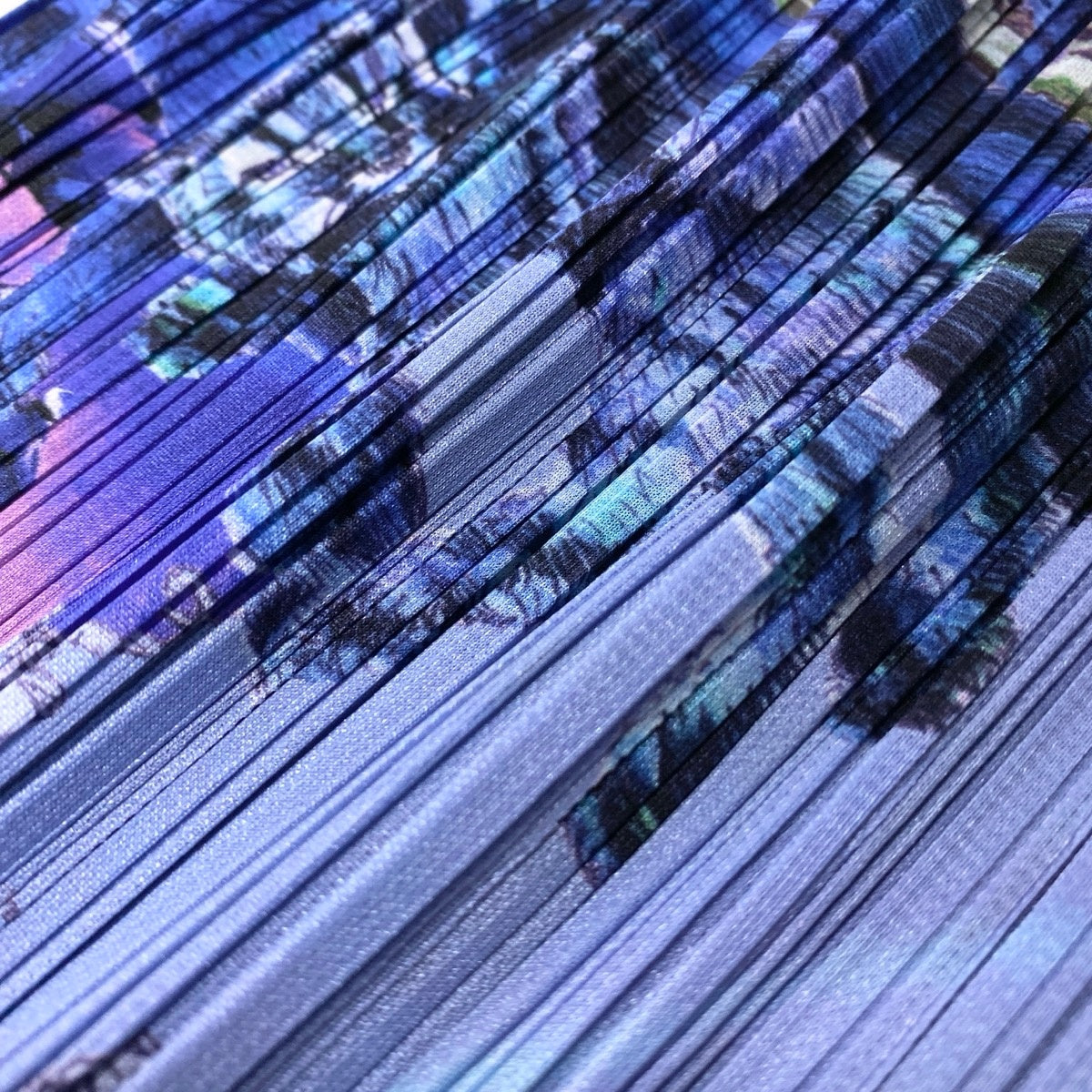 If24 PLEATSPLEASE プリーツパンツ AURORA JUNGLE PP33JF724 3 ブルー系 ポリエステル100％ レディース 女性用u02t