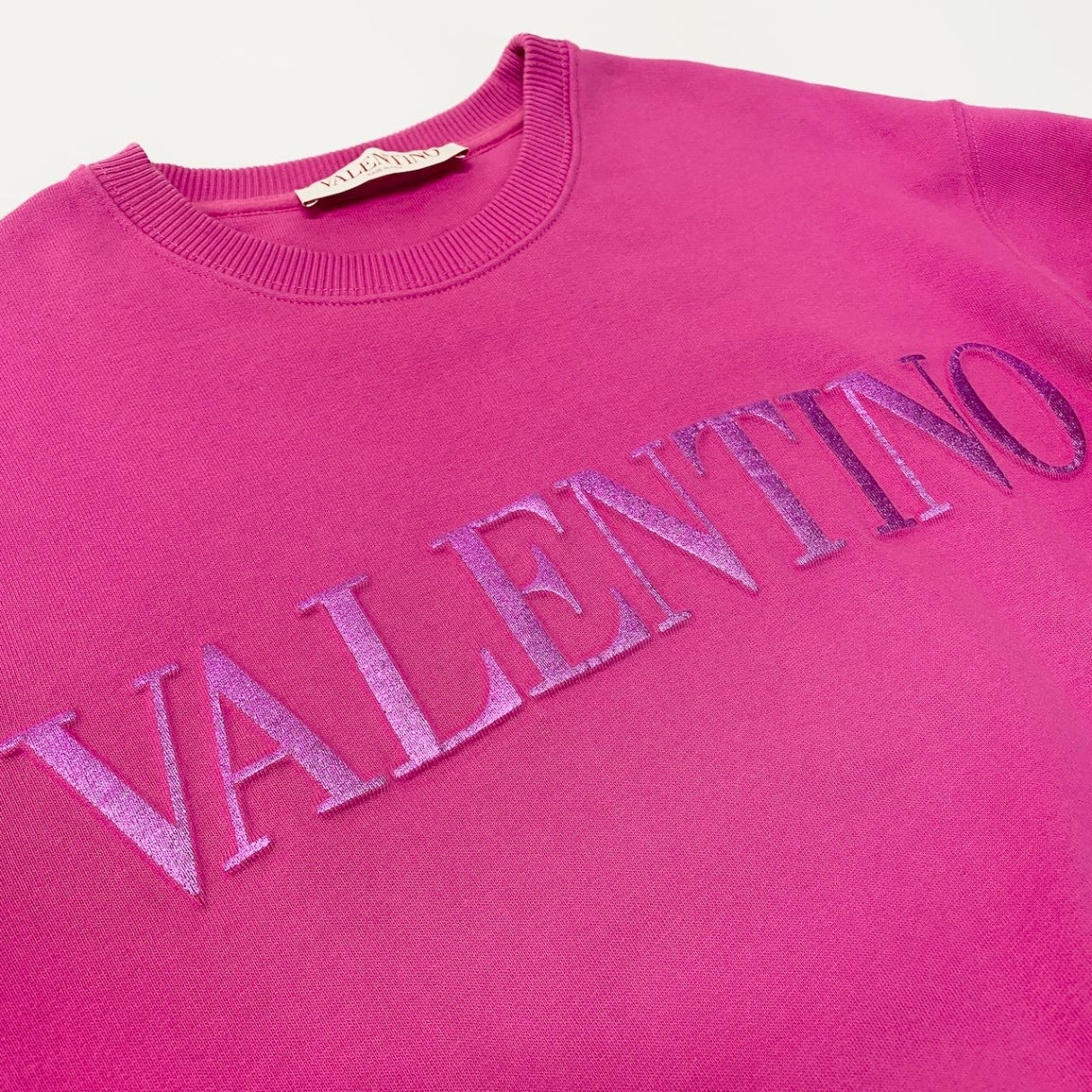 VALENTINO ピンク ロゴスウェット VALENTINO - VALENTINO ヴァレンチノ