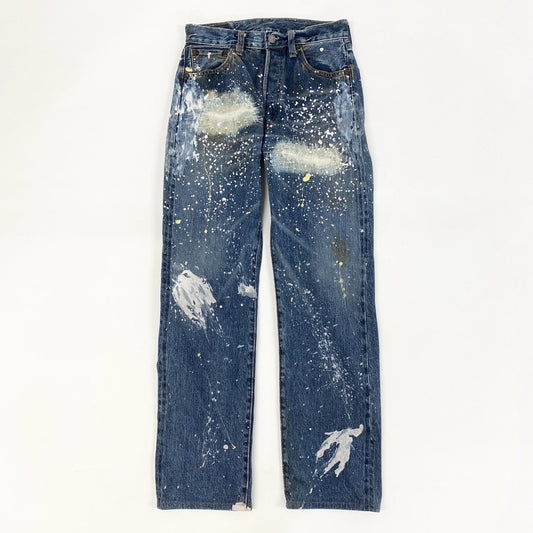 17h20 LEVI'S リーバイス USA製 501XX バレンシア工場 デニムパンツ W29 L36 インディゴ ジーンズ ダメージ加工 Vintage 1955年モデルt18r
