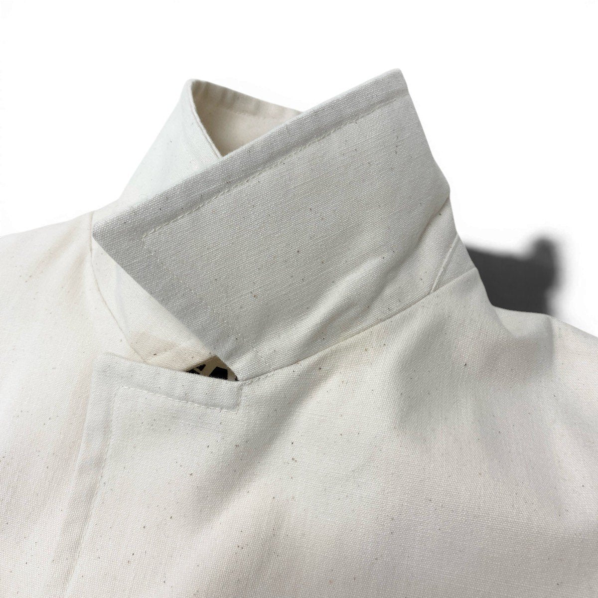 Ef25 JIL SANDER ジルサンダー 2020ss バックプリント シャツコート JSMQ430947 サイズ44 オフホワイト コットン100％ レディースo07t