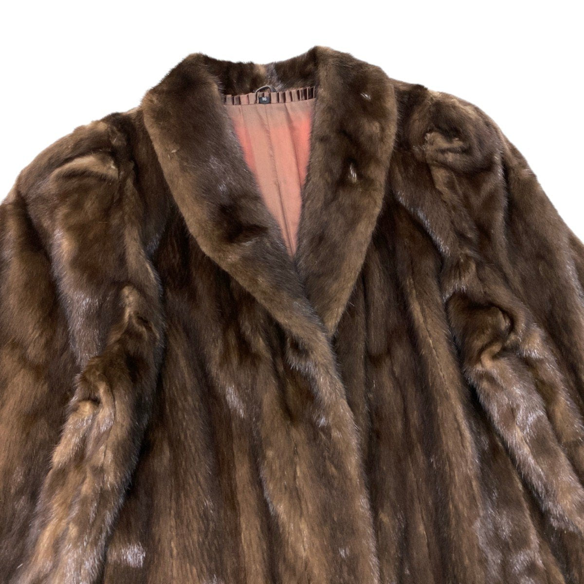 64h19 SAGA MINK サガミンク 銀サガ デミバフミンク ミンクコート ロングコート FREE ブラウン ミンクファー Mink Fur Coatu02t