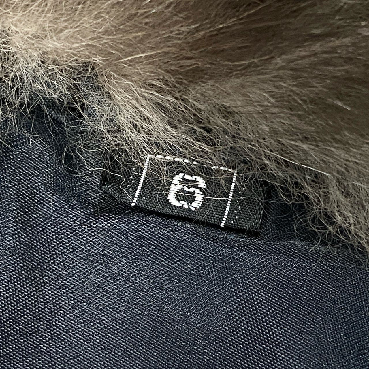 18a16 シルバーフォックス ファーコート サイズ9 茶系 本毛皮 Silver Fox Fur Coat ポケット有t18r