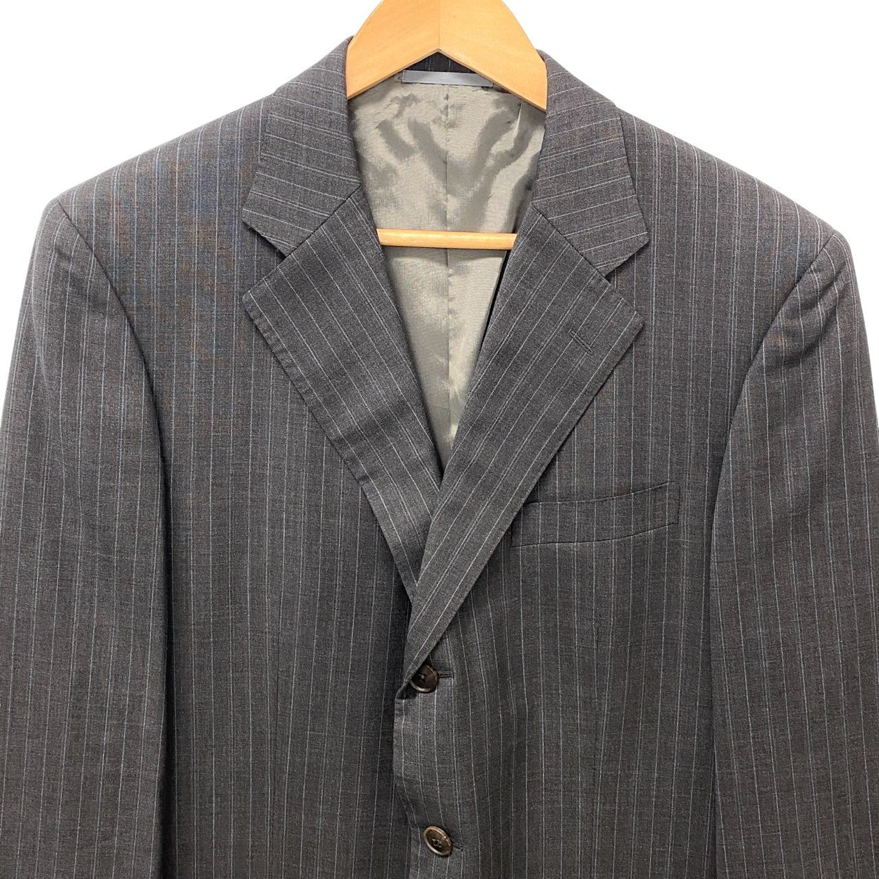 73c13 BURBERRY LONDON バーバリーロンドン シングルスーツ セットアップ ビジネス 175  AB6 ウール メンズu02t