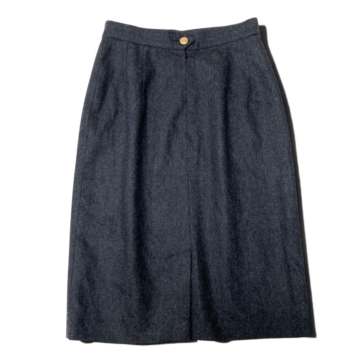 11i28 【美品】GUCCI グッチ 1998年 トムフォード期 ウールスカート タイトスカート 40サイズ グレー レディース 女性用u02t
