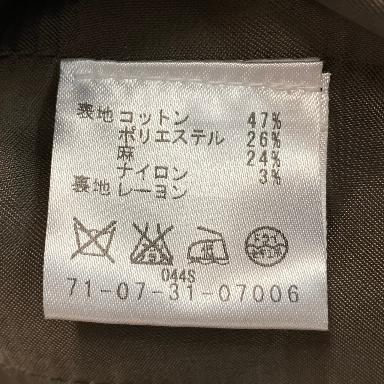 e11 DRIES VAN NOTEN メタリックベスト チェック柄 71-07-31-07006 34サイズ グレー レディース 女性用u02t