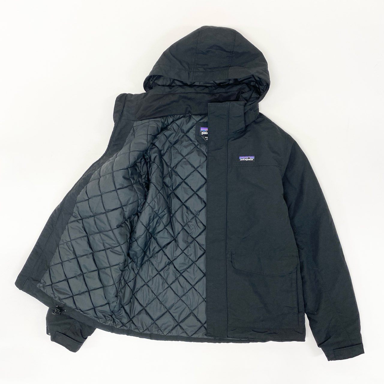 71i26 《美品》patagonia パタゴニア イスマスジャケット  中綿ジャケット アウター 26990 Mサイズ ブラック メンズk02i