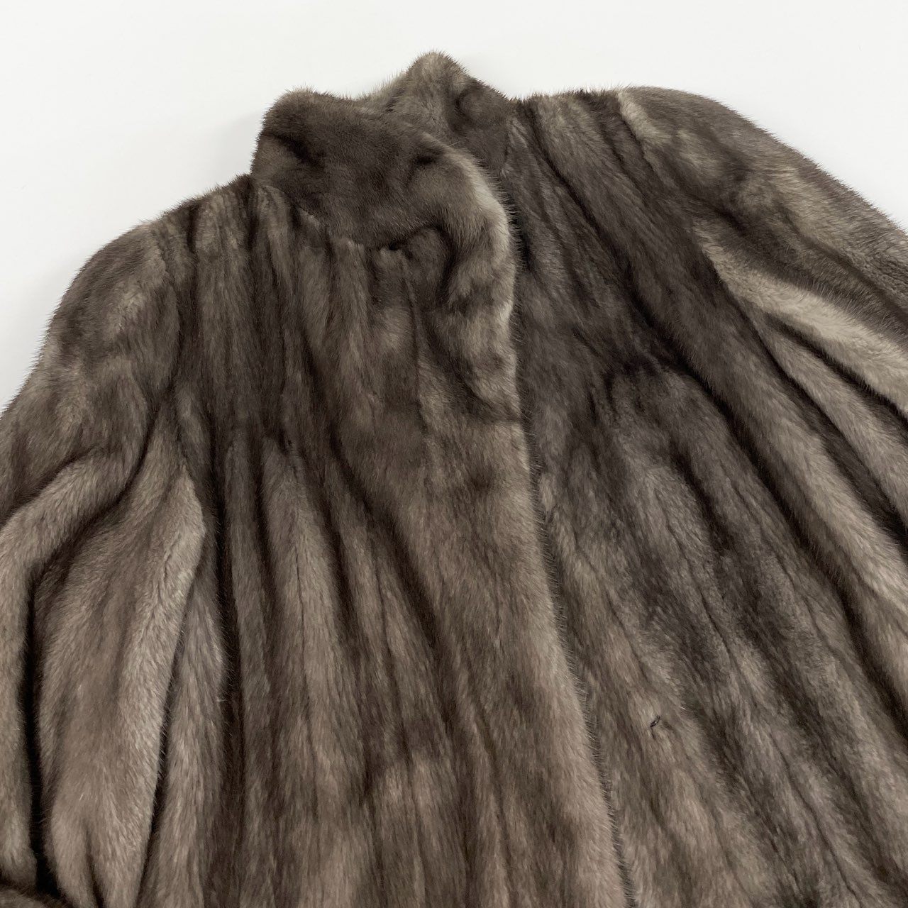 50k29 THE AMERICAN FUR AWARDS AMERICAN ULTRA アメリカンウルトラ 5つ星 ブルーアイリスミンク ミンクコート セミロングコート 毛皮コート F ブラウン系 ミンクファー レディースu02t