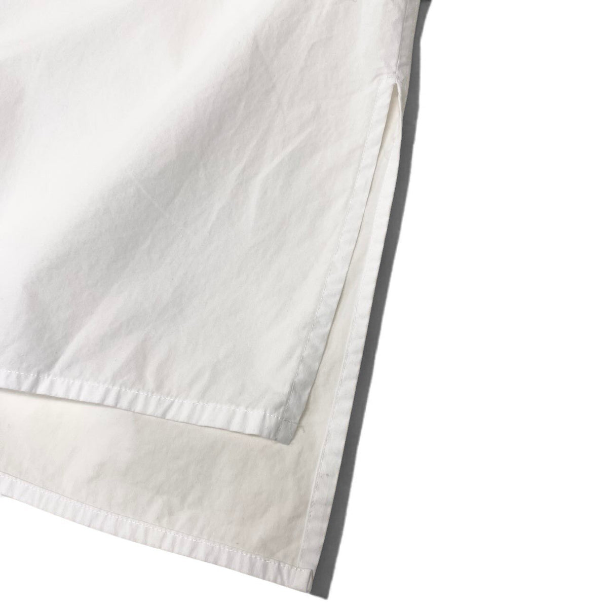 19i25 robe de chambre COMME des GARCONS コムデギャルソン 長袖シャツワンピース コットンシャツ 白シャツ ロングシャツワンピース ホワイト 綿100％ レディース 女性用u02t