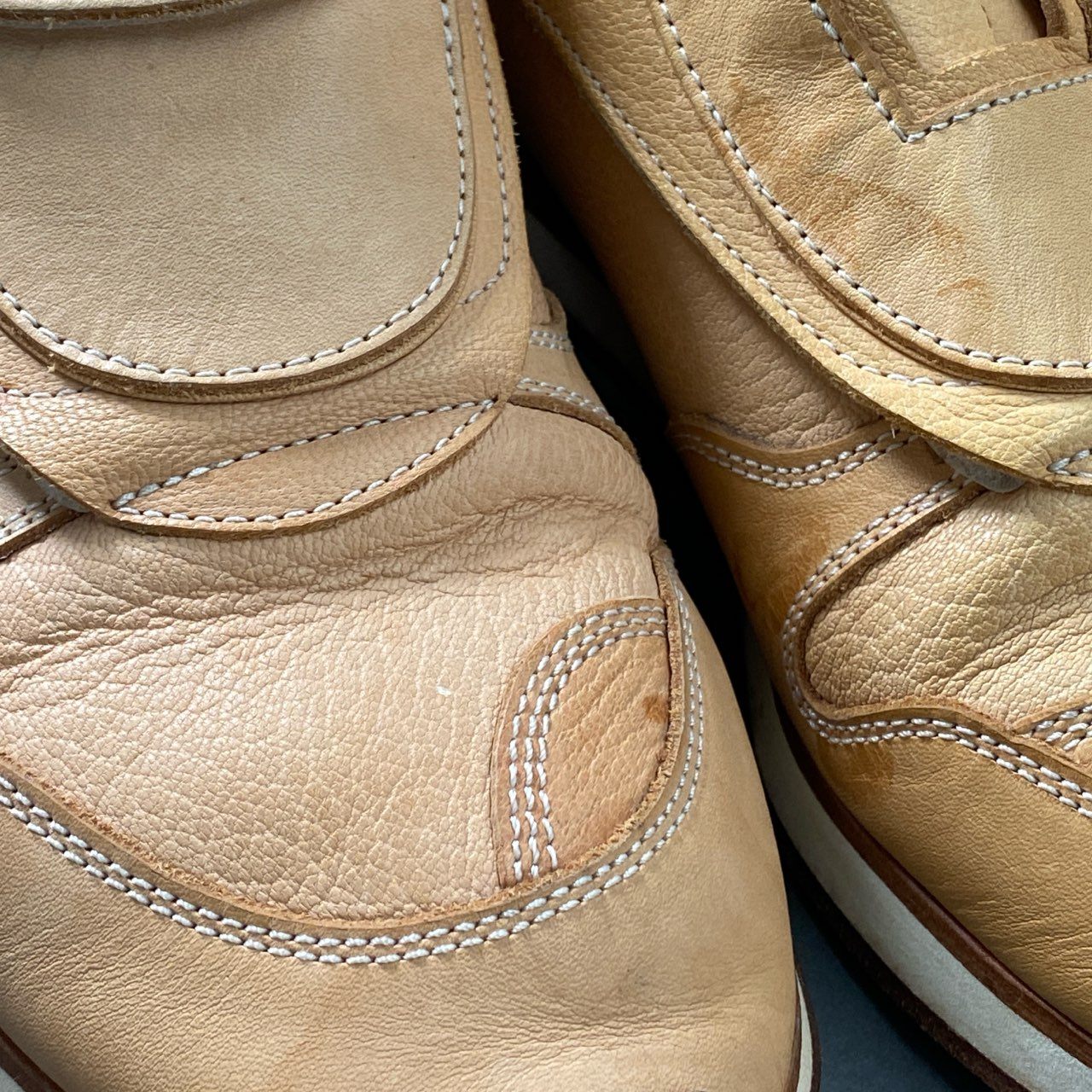 e14 Hender Scheme エンダースキーマ manual industrial products09 ローカットスニーカー シューズ mip-09 6 キャメル レザー